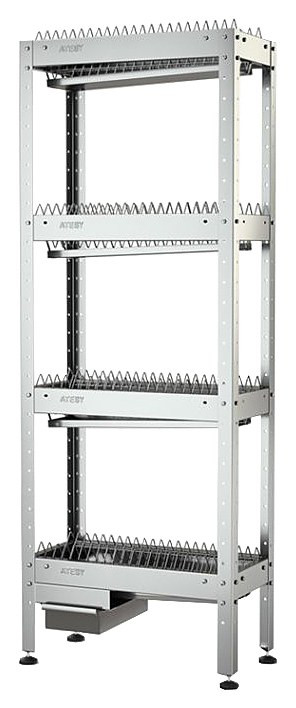 Стеллаж кухонный для тарелок СКТ-С-600-02-Н (СКТ-1/600)