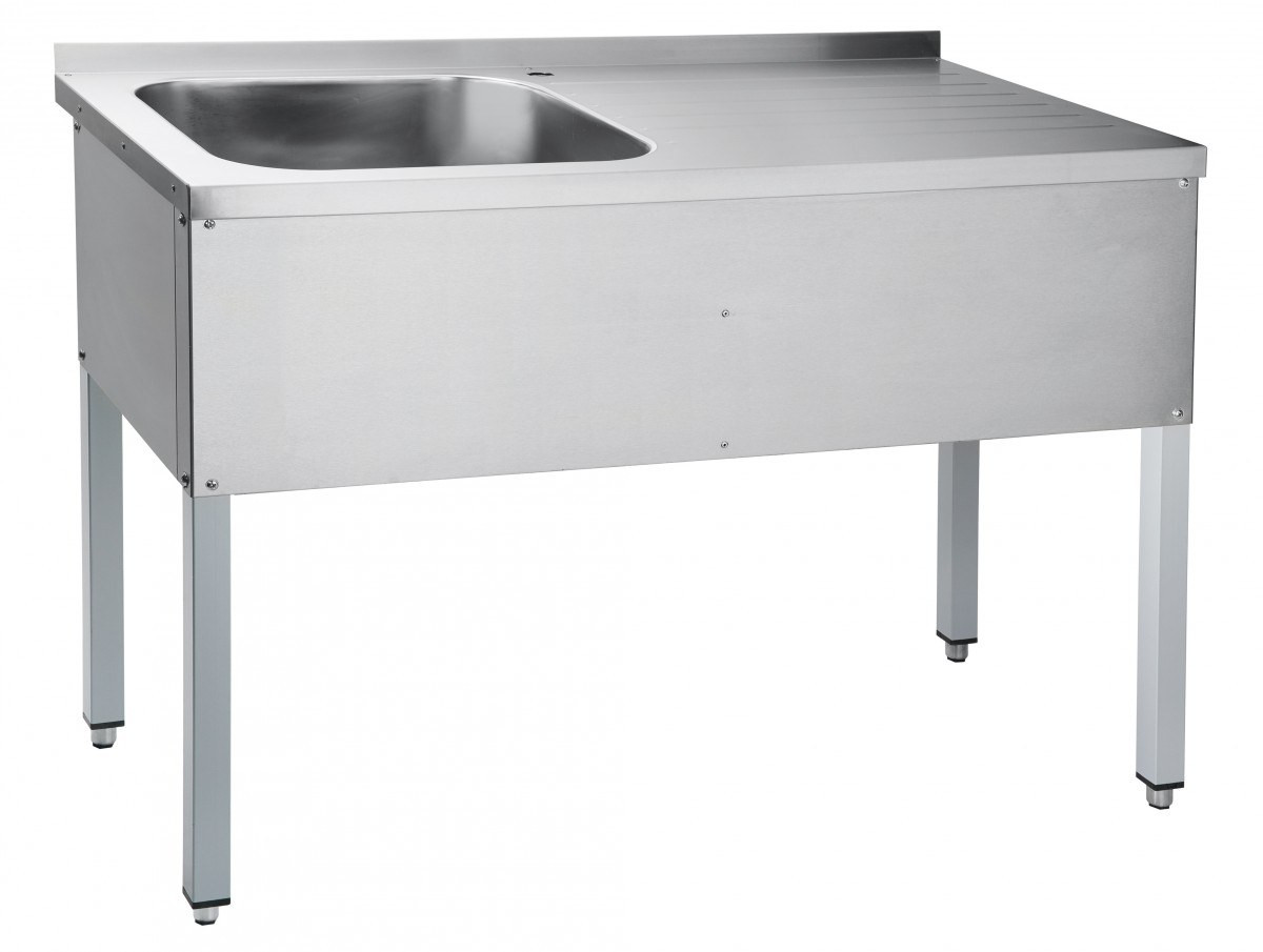 Стол для мойки овощей СМО-6-3 РЧ (1200х600х860мм) каркас краш.