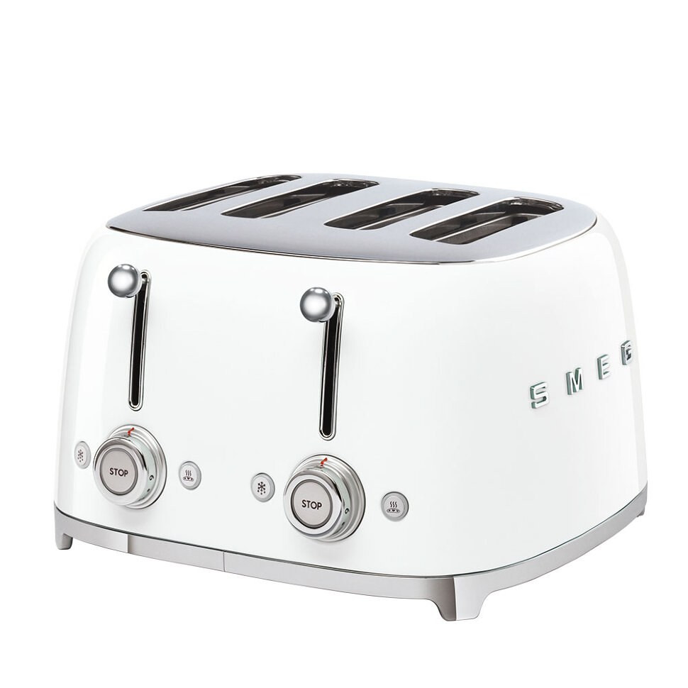 SMEG TSF03WHEU Тостер на 4 ломтика, белый глянцевый