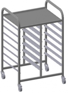 Тележка для гастроемкостей Restoinox ТГ-1/1-7.5/6
