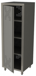 Шкаф кухонный для хлеба двери распашные Restoinox ШКРХ-6/6